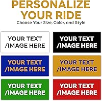 Vista 6 de VulgrCo Calcomanías Personalizadas para Parachoques de Automóviles, Calcomanía Personalizada Resistente a la Intemperie para Automóviles, Camiones