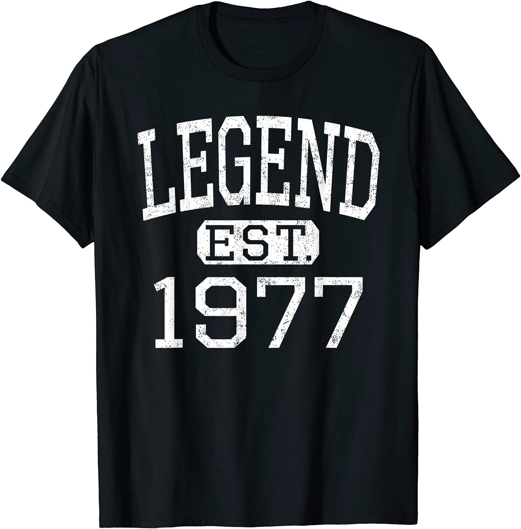 Legend Established 1977 Vintage Style Born 1977 Birthday T-Shirt
