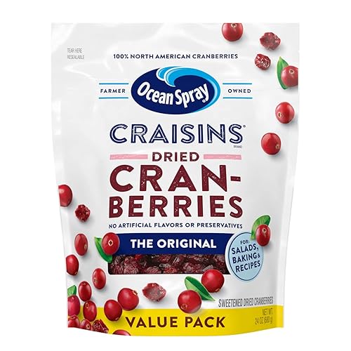 Miniatura 5 de Ocean Spray Craisins arándanos secos original bolsa resellable de 12 onzas