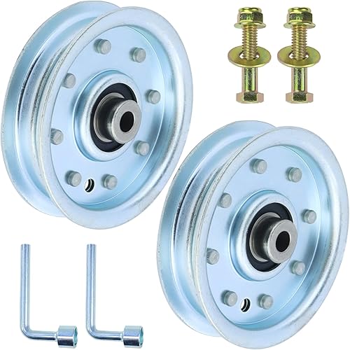 Miniatura 9 de Paquete de 2 poleas tensoras 756-0627b que reemplazan a la polea MTD-756-0627d, polea tensora MTD 756-0627b, 756-0627, 956-0627, 756-0365, 956-0365