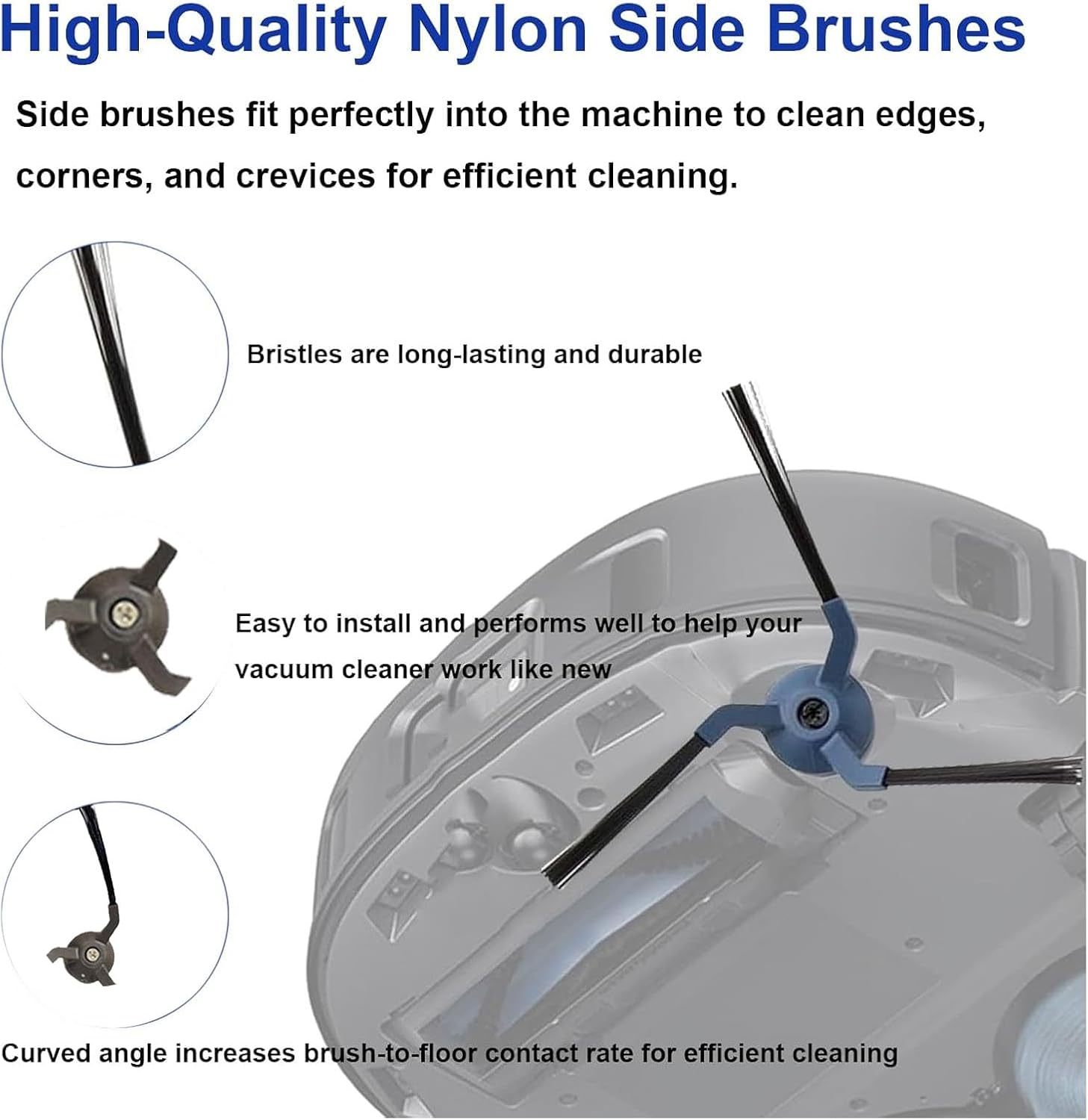 Accessories Kit for Eufy X9 Pro：11 Pack Replacement Parts Main Brush Filter Mop Pad Side Brush Spare Attachments