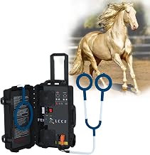 Pulse Electromagnetic PEMF Therapy Machine,Magnetic Horse PEMF Therapy Devices with X Wing, Single and Butterfly Loop, for Animals Pain Management(Black)
