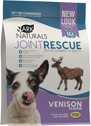 Vista 16 de Ark Naturals Joint Rescue - Masticable para perros, sabor a pollo, suplemento para articulaciones con glucosamina y condroitina, 1 paquete Marrón