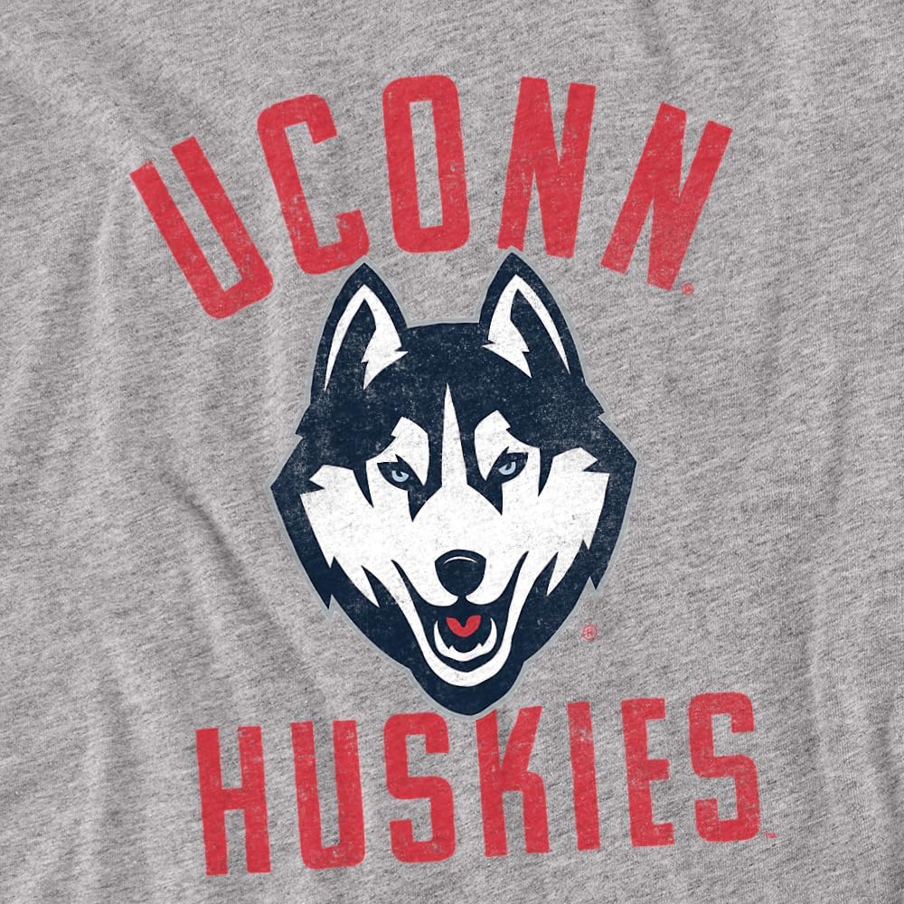 University of Connecticut Official Huskies Logo Unisex Adult T Shirt - Image 2