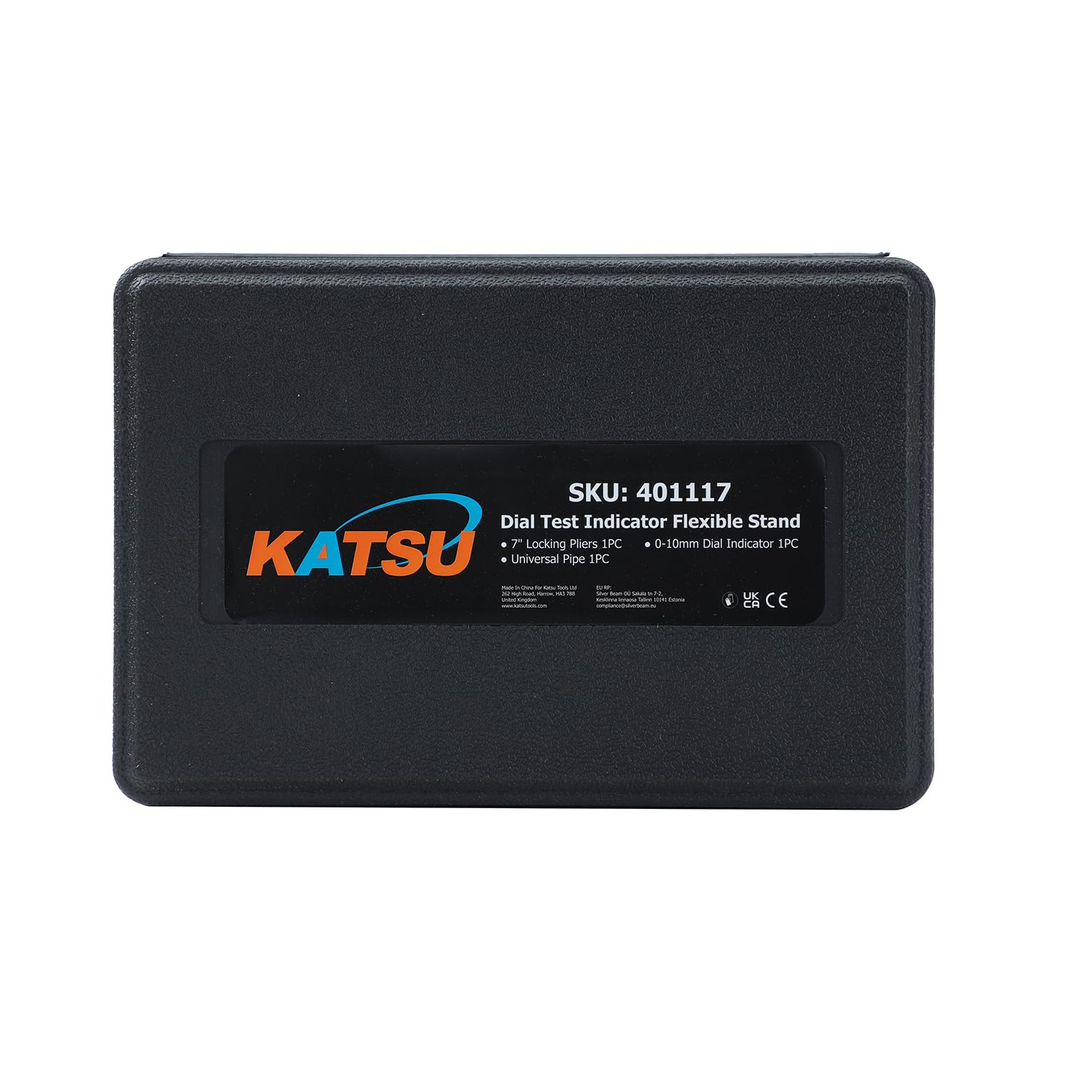 KATSU Indicador de Carátula Calibre DTI 0-10 mm con Base de Abrazadera de Agarre de Brazo Flexible para Comprobar Desgaste de la Rueda del Rotor del Disco y Desgaste de las Rótulas