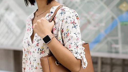 Vista 8 de Correa de metal compatible con iWatch 38mm 40mm 42mm 44mm, de acero inoxidable, tejido de metal fino pequeño suave, repuesto para iWatch Series 6 5