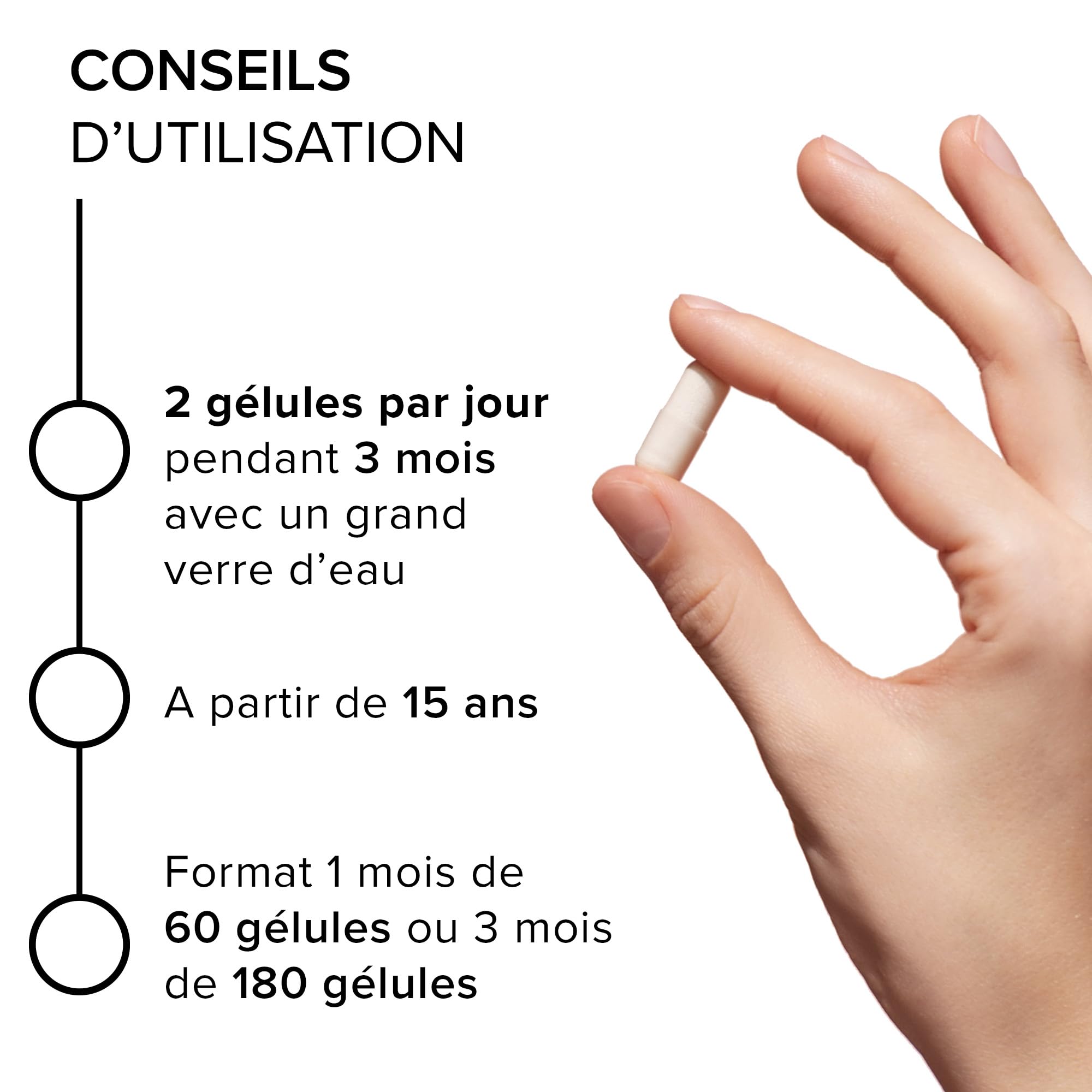 Arkopharma - Forcapil Fortifiant - Cheveux et Ongles - Complément alimentaire pour cheveux et ongles - Renforce la fibre capillaire - Cure de 4 mois