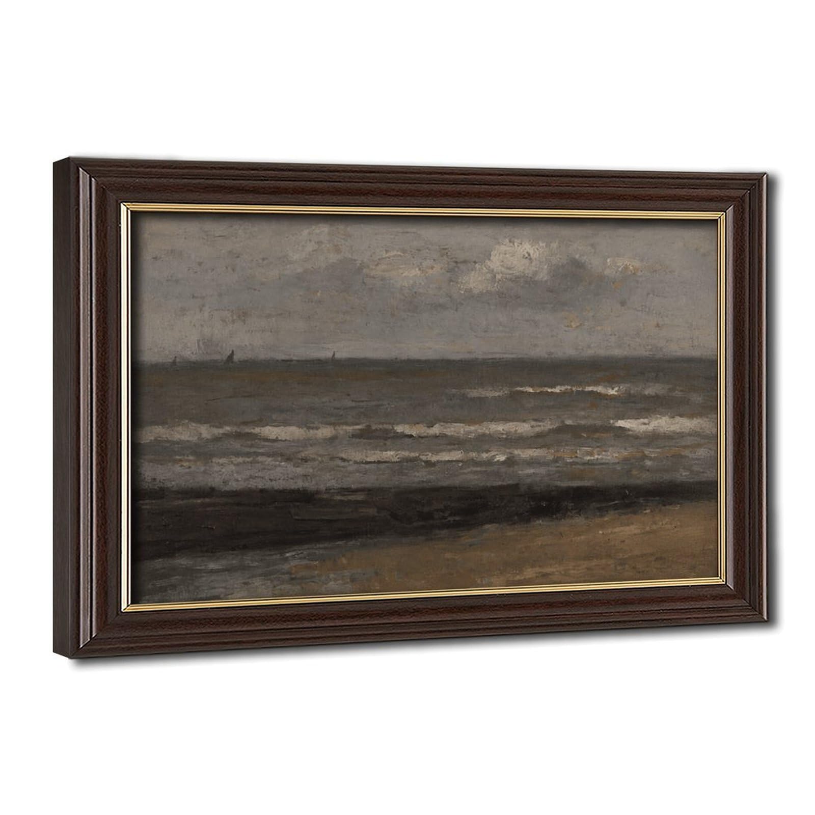 AYINUER Serene Ocean Horizon Canvas Poster for Dorm Room Decor Gift