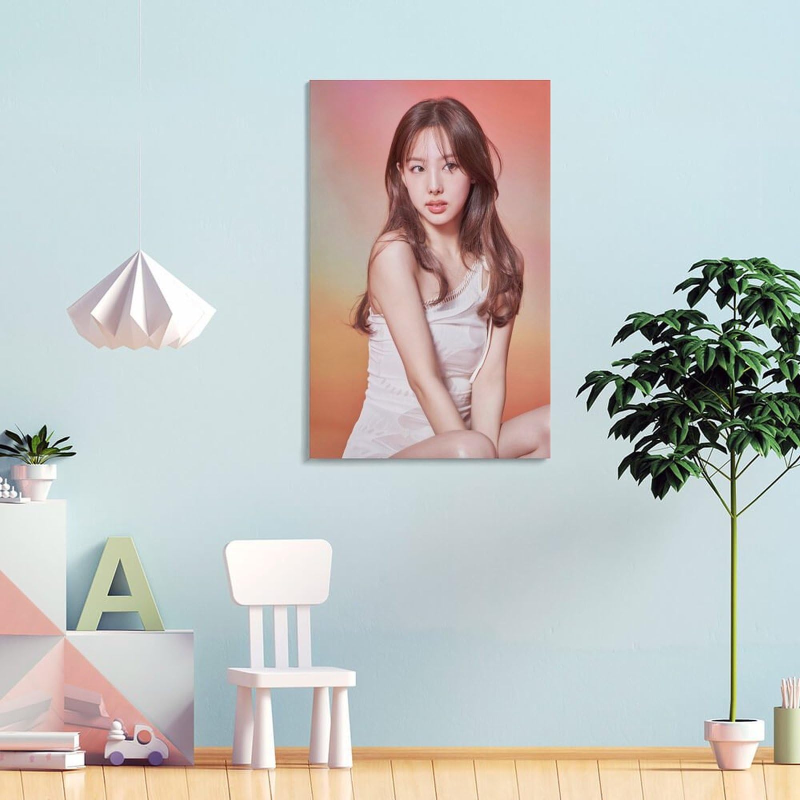 Amazon.co.jp: NAYEON ナヨン TWICE トゥワイス熱いキャンバスポスター