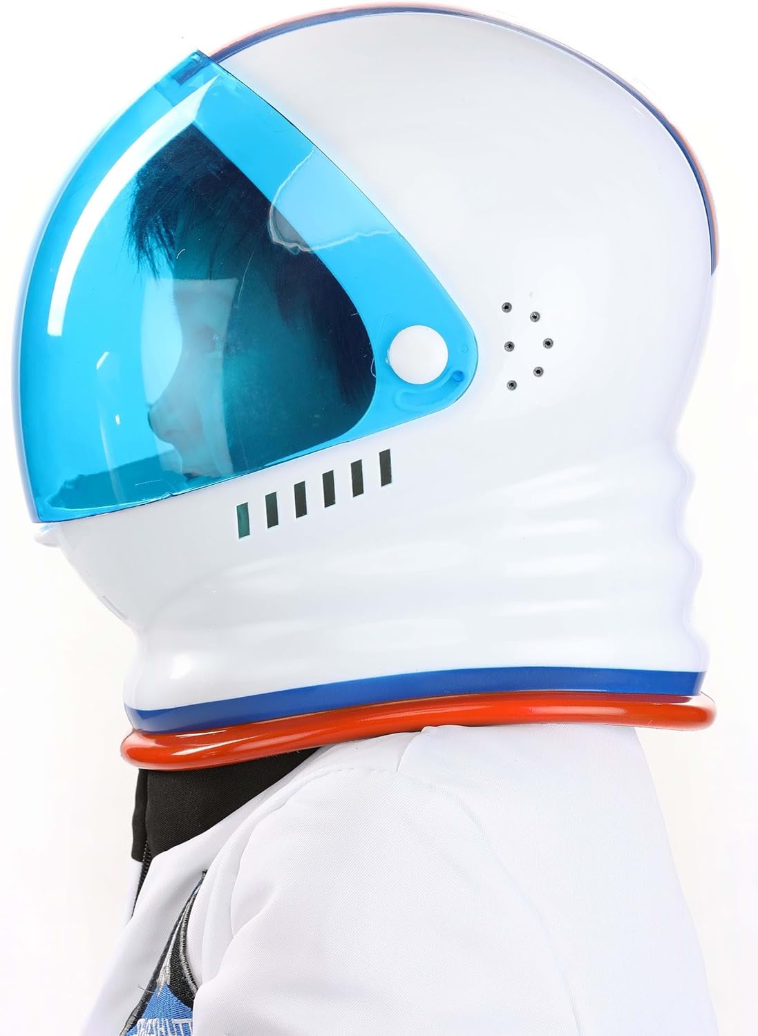 Blue Astronaut Helmet Costume Accessory for Space Themed Costumes & Parties – Space Explorer Plastic Helmet