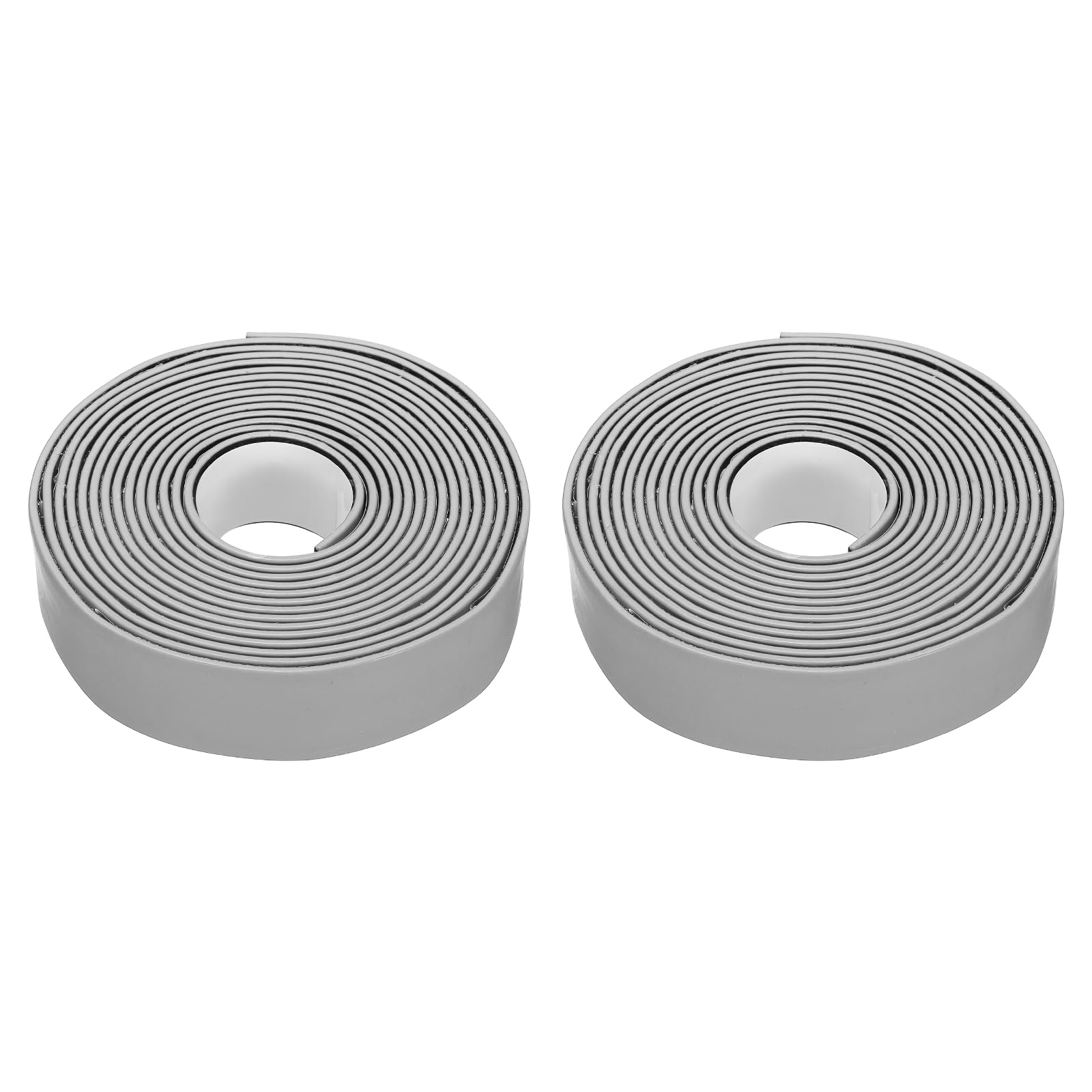 Nexarelle 2PCS Smoke Fire Seal Strip, 9.8 Feet Expandable Door Seal Tape Self Adhesive Graphite Rubber Composite Material for Fire Rated Windows Steel Doors, 30mm/1.18" Wx 2mm/0.08" T, Grey