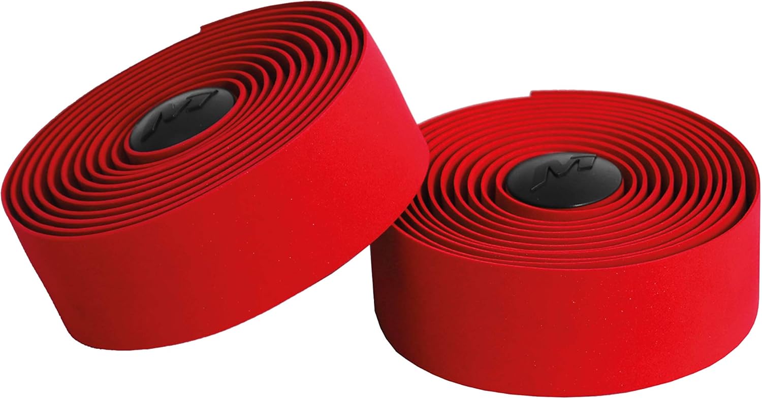 Massi Summer Gel Handlebar Tape for Bicycle Unisex, Adult, Red, Unique