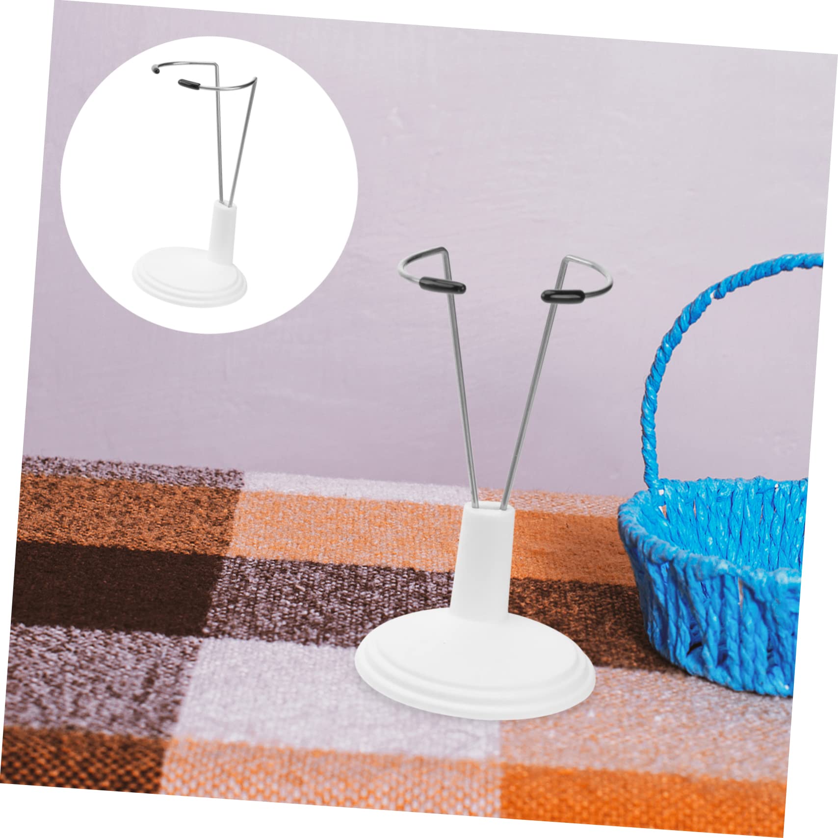 KICHOUSE Professional Doll Stand Holder Set 15cm Doll Storage Rack Toy Model Bracket Sturdy PVC Material