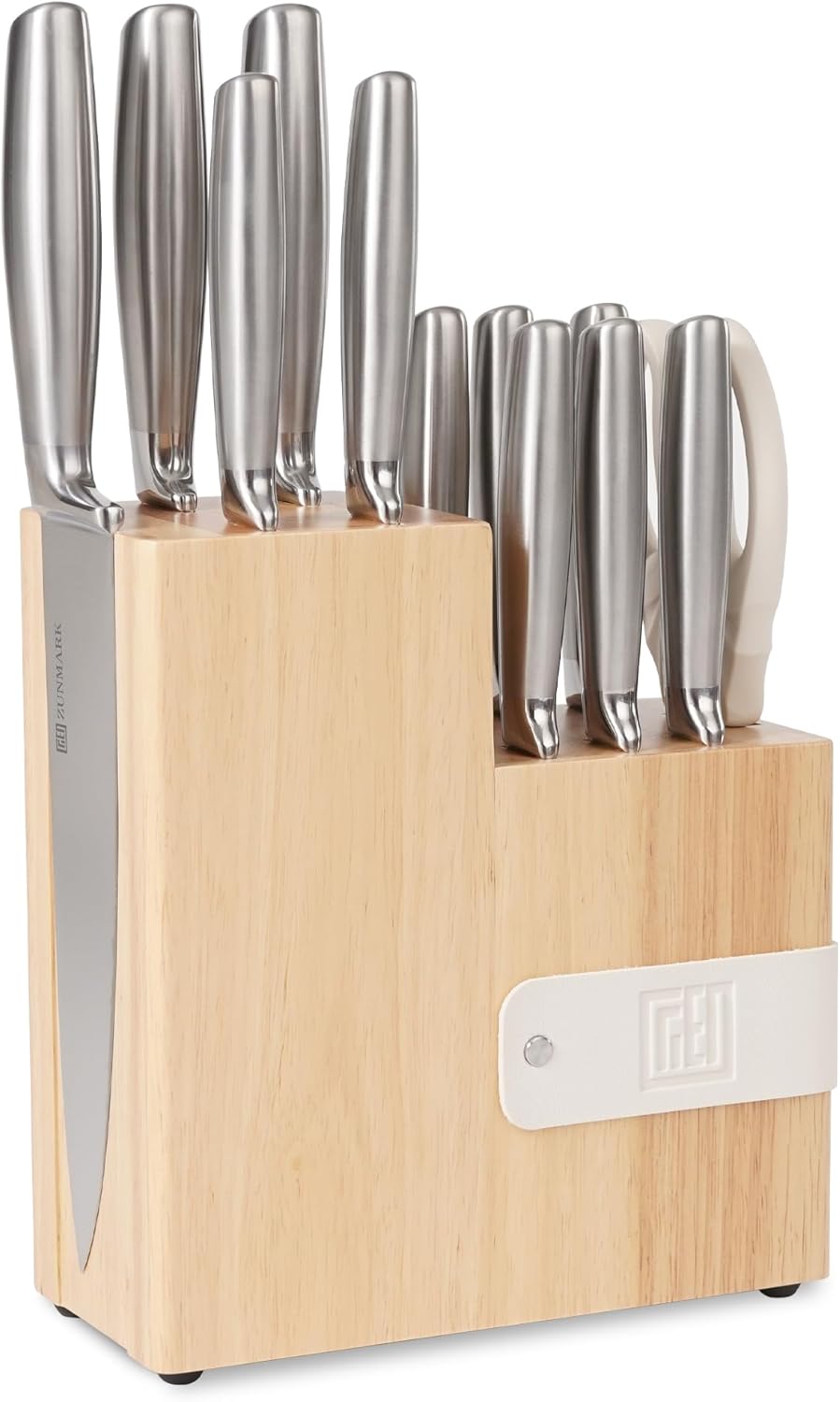 13 Pcs Knife Block Set Gray