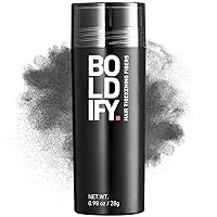 Vista 51 de BOLDIFY - Fibras de pelo para el cabello fino (gris), indetectables, botella de 2 onzas; oculta completamente la pérdida de cabello en 15 segundos