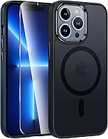 Vista 36 de FNTCASE - Funda para iPhone 15, iPhone 14 y iPhone 13, magnética, translúcida, fina y antigolpes, protección de grado militar, resistente a caídas