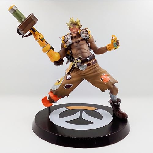 Miniatura 1 de AZMANI Overwatch Junkrat - Figura de acción de 110in 11 pulgadas personajes de juego de Overwatch estatua de juguetes de PVC