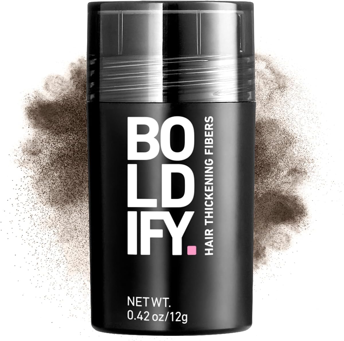 BOLDIFY Hair Fibers (12g) Fill In Fine and Thinning Hair for an Instantly Thicker & Fuller Look – Best Value & Superior Formula -14 Shades for Women & Men – ASH BROWN