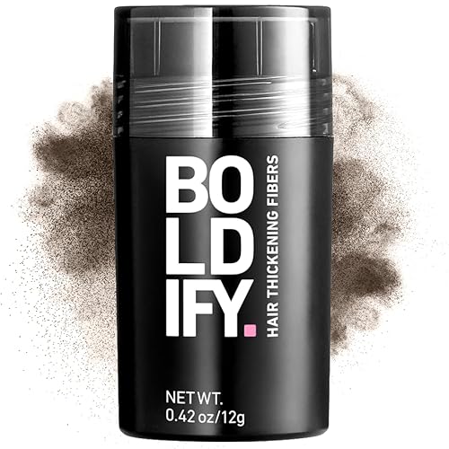 Miniatura 29 de BOLDIFY - Fibras de pelo para el cabello fino (gris), indetectables, botella de 2 onzas; oculta completamente la pérdida de cabello en 15 segundos