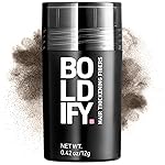 BOLDIFY Hair Fibers (12g) - Fill In Thinning and Fine Hair for an Instantly Fuller, Thicker Look - 14 Shades for Women & Men - Ash Brown