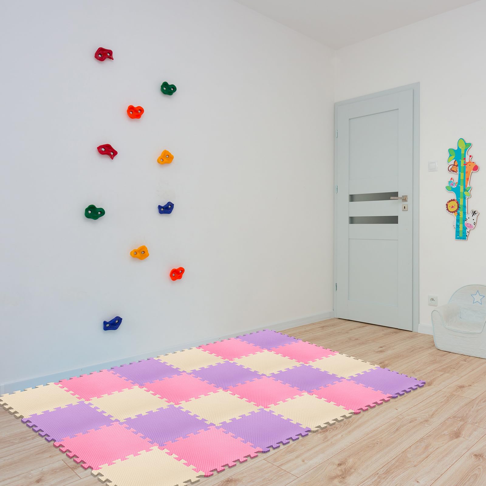 Timgle 100 Pcs Foam Puzzle Floor Mat For Kids Colorful Interlocking Play Mat With Borders Multi Use Floor Tiles Bulk For Baby Toddler Children Crawling Exercise Playroom Foam Rug, 12 X Timgle 100 Pcs Foam Puzzle Floor Mat For Kids Colorful Interlocking Play Mat With Borders Multi Use Floor Tiles Bulk For Baby Toddler Children Crawling Exercise Playroom Foam Rug, 12 X