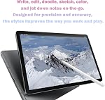Onglet Galaxy S10 Lite Stylus Pen Touch écran Style S pièce de remplacement de stylo pour Samsung Galaxy Tab S10 Lite avec Tweezer pour Conseils/Nibs (Blanc)