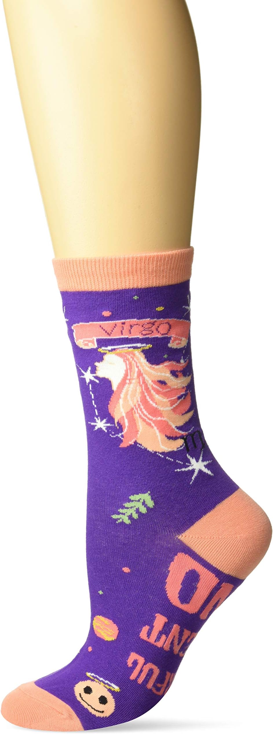 K BELL womens Horiscope Sign Novelty Crew Socks