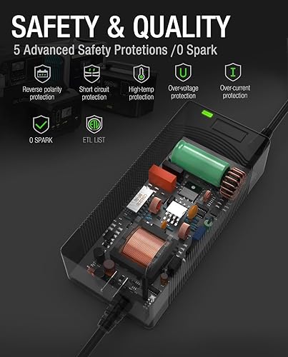 Miniatura 2 de PowerGpt Cargador de coche 5 en 1 de 120 W para estación de energía portátil, adaptador de cable de carga rápida PD 3.0 Fuente de alimentación para