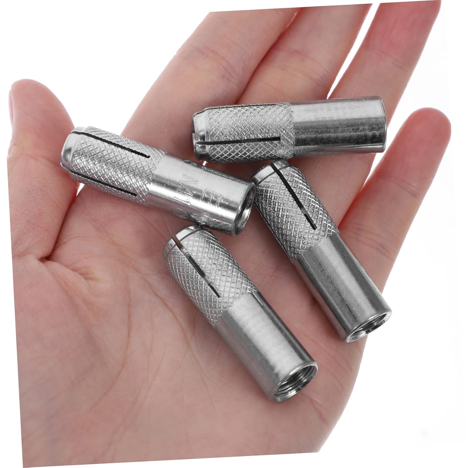 50pcs Concrete Knurled Anchors Steel Drop Anchors for Concrete Construction