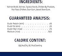 Vista 7 de Vitakraft Lick 'n' Lap Meaty Gravy Cat - Salmón - Ideal para unir - Golosina húmeda baja en calorías para gatos - Paquete de 5