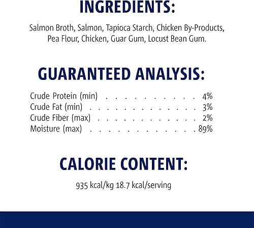 Miniatura 7 de Vitakraft Lick 'n' Lap Meaty Gravy Cat - Salmón - Ideal para unir - Golosina húmeda baja en calorías para gatos - Paquete de 5
