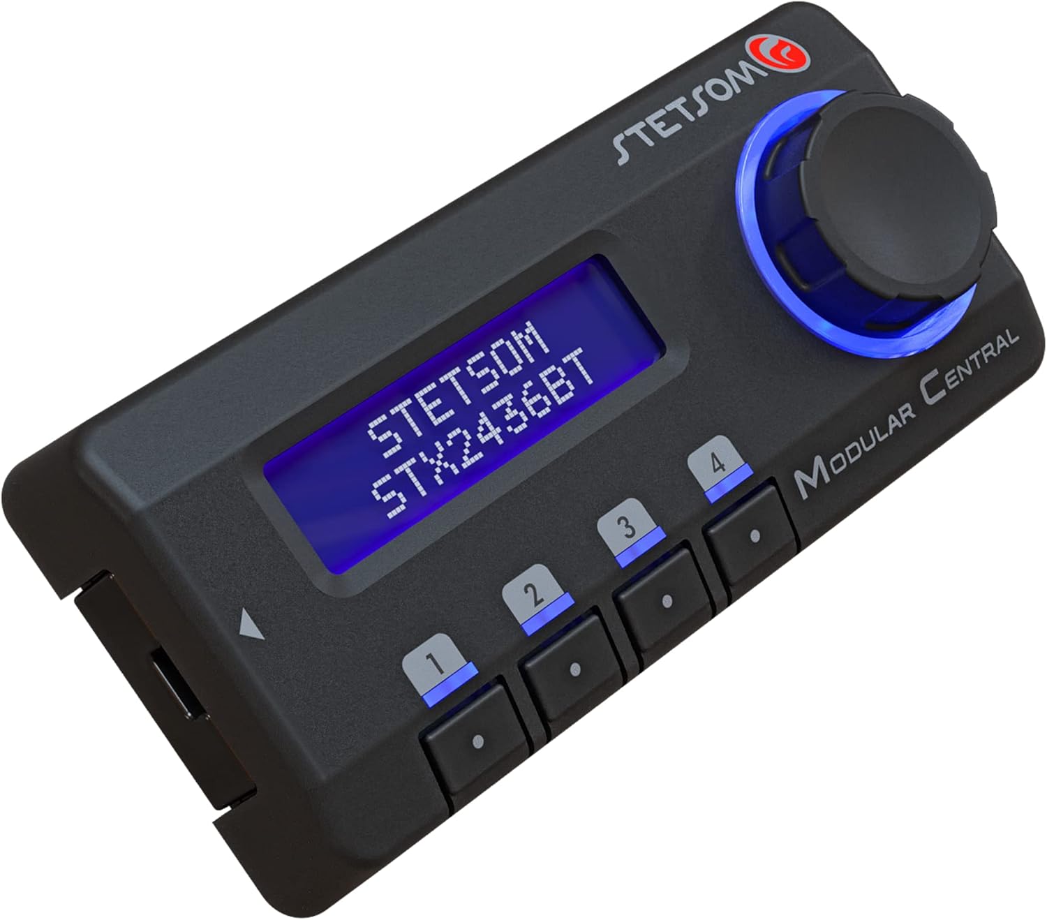 Stetsom Modular Central - SMC Remote Controller for Stetsom STX 2436, DSP Full Digital Signal Processor, EQ Parametric Equalizer High Precision Crossover Filters Battery Monitoring
