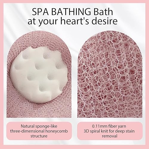 Sunflower Bath Ball 2-in-1 Scrubber | Shower Gloves(Purple 2pcs)