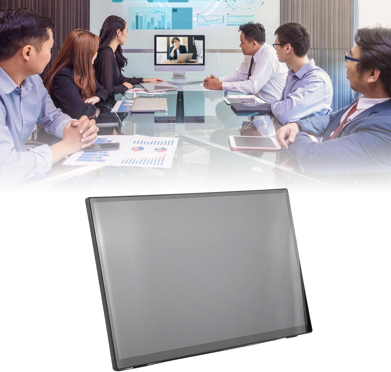 18.5 Inch Portable Monitor, 1080P Ultra Slim Laptop Screen Extender USB C HDMI Gaming Monitor Portable Second Computer Display for PC Phone - Image 4