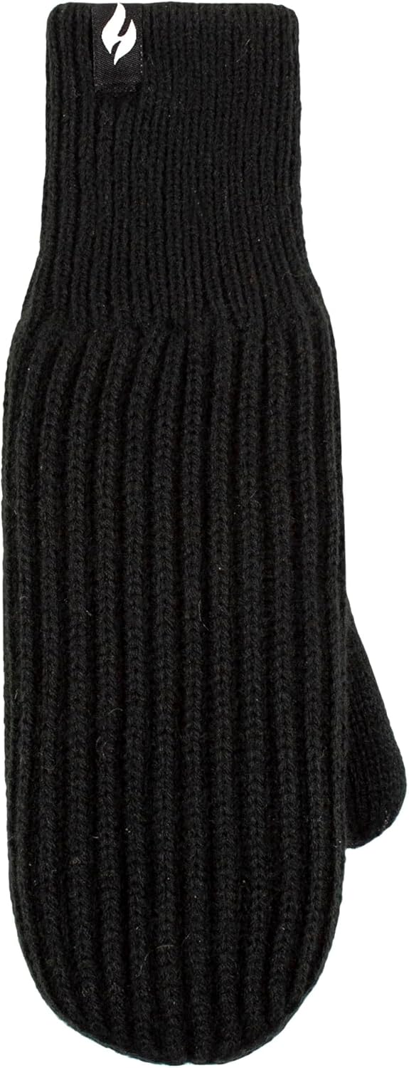 HEAT HOLDERS Thermal Mittens For Women Men Extreme Cold Weather Thick Warm Heatweaver Knitted Gloves