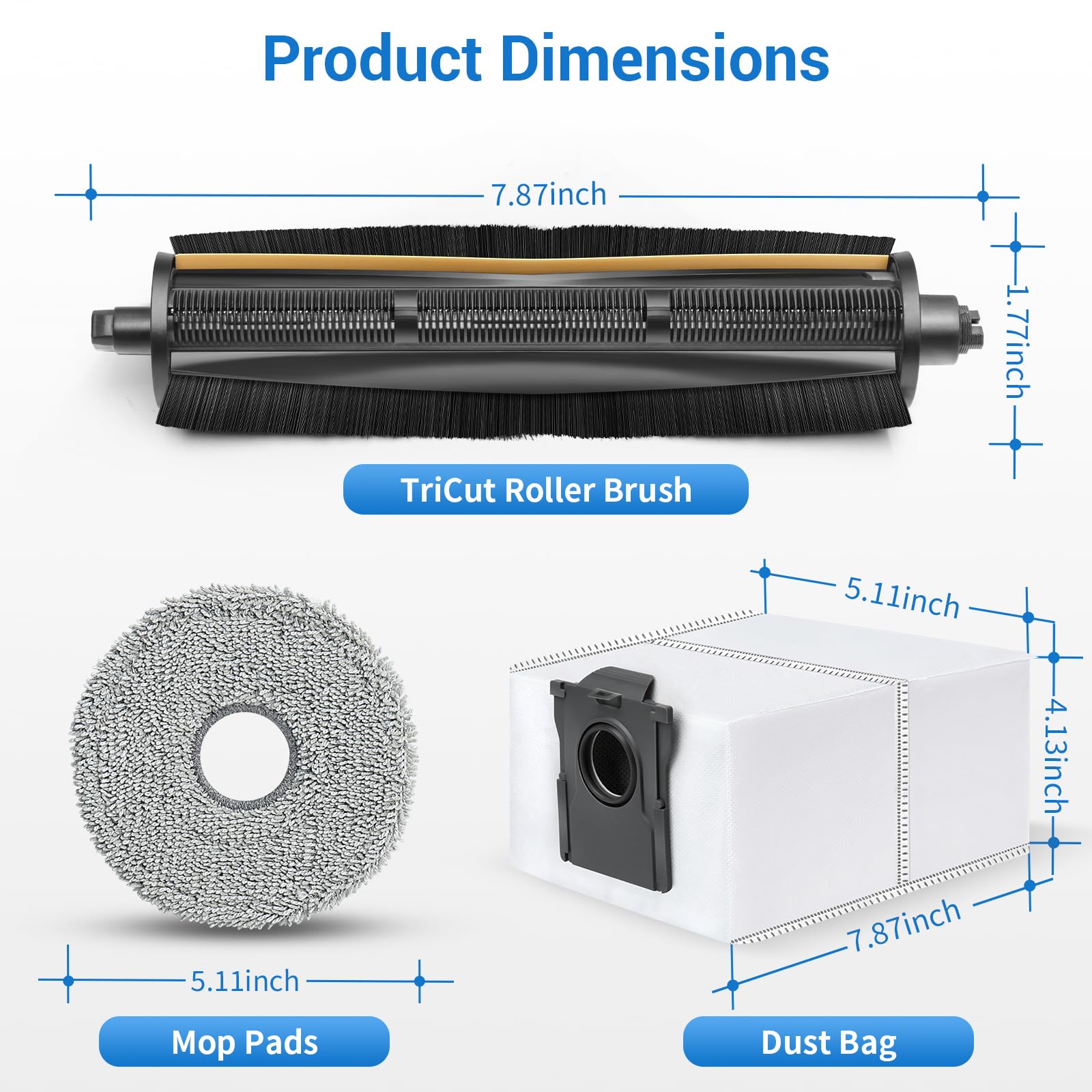 Dreame Vacuum Brush Kit - Pet Hair Removal -3