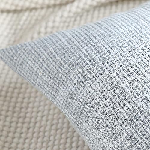 Miniatura 2 de OTOSTAR Juego de 2 fundas de almohada de lino cuadradas decorativas de 24 x 24 pulgadas para decoración del hogar, sofá, dormitorio, automóvil,