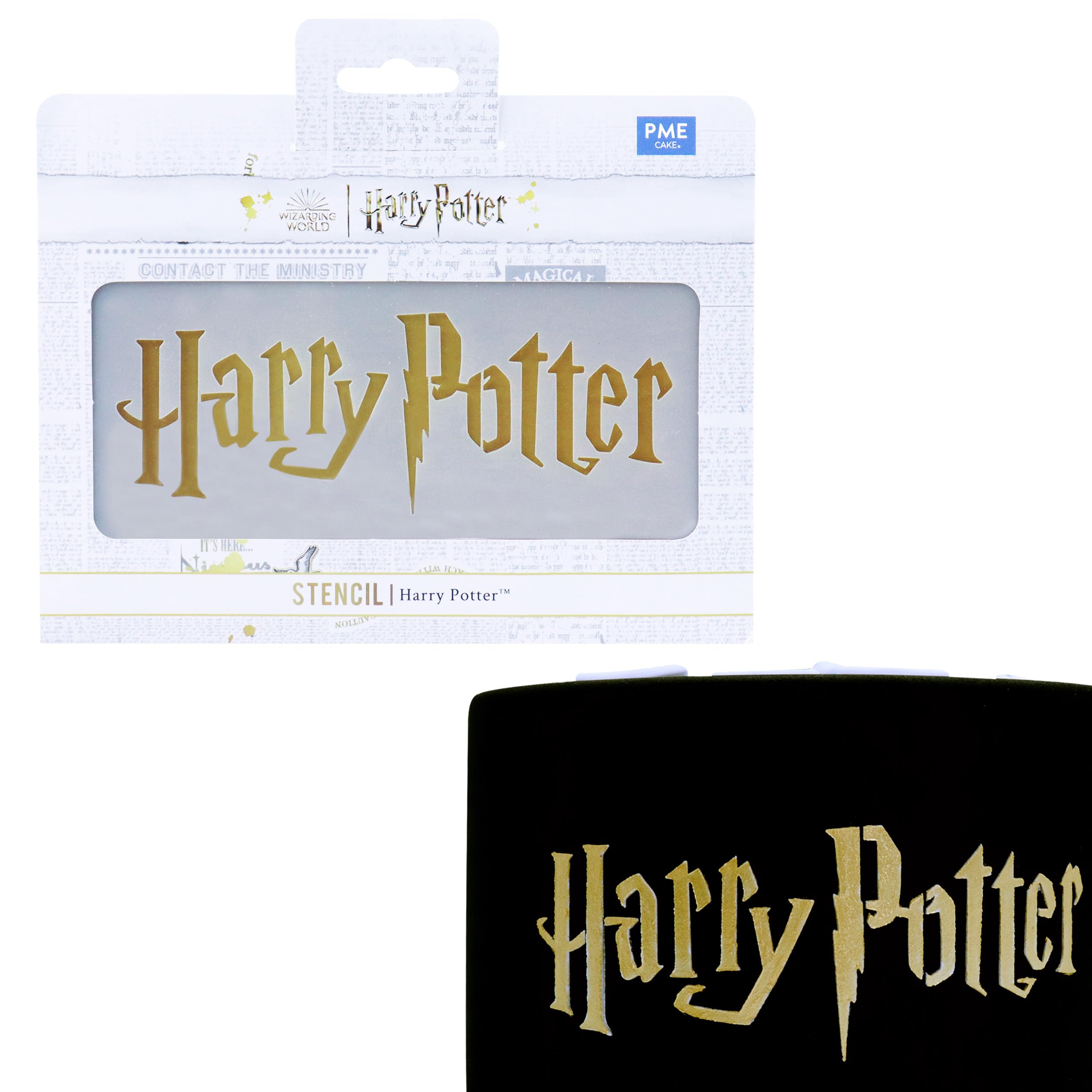 PME HPW616 Harry Potter Cake Stencil, Plastic