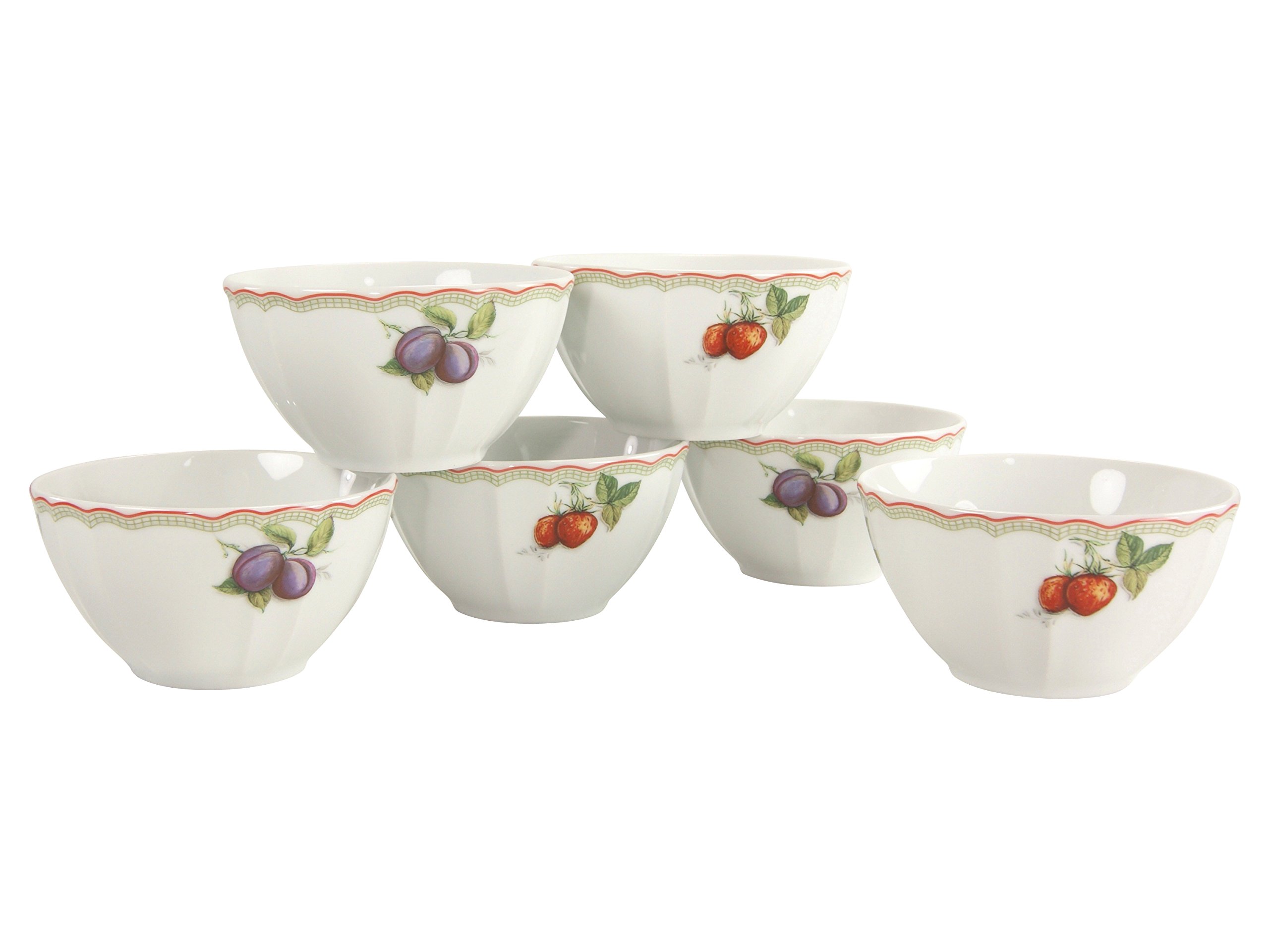 CreaTable, 17034, Série Flora Orchard, 6 bols