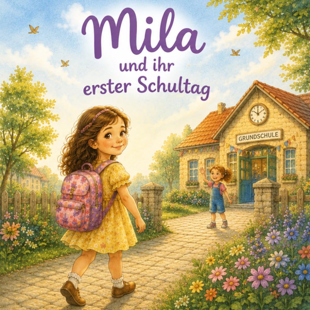 Mila und ihr erster Schultag: Ein liebevolles Mutmachbuch zur Einschulung – für mehr Selbstvertrauen, Mut und einen gelungenen Schulstart