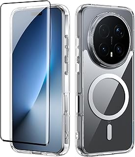 Heioloo Magnetic Case for Honor Magic 8 Pro + [1 Pieces] Tempered Glass, Compatible with MagSafe, Military Grade Protectio…