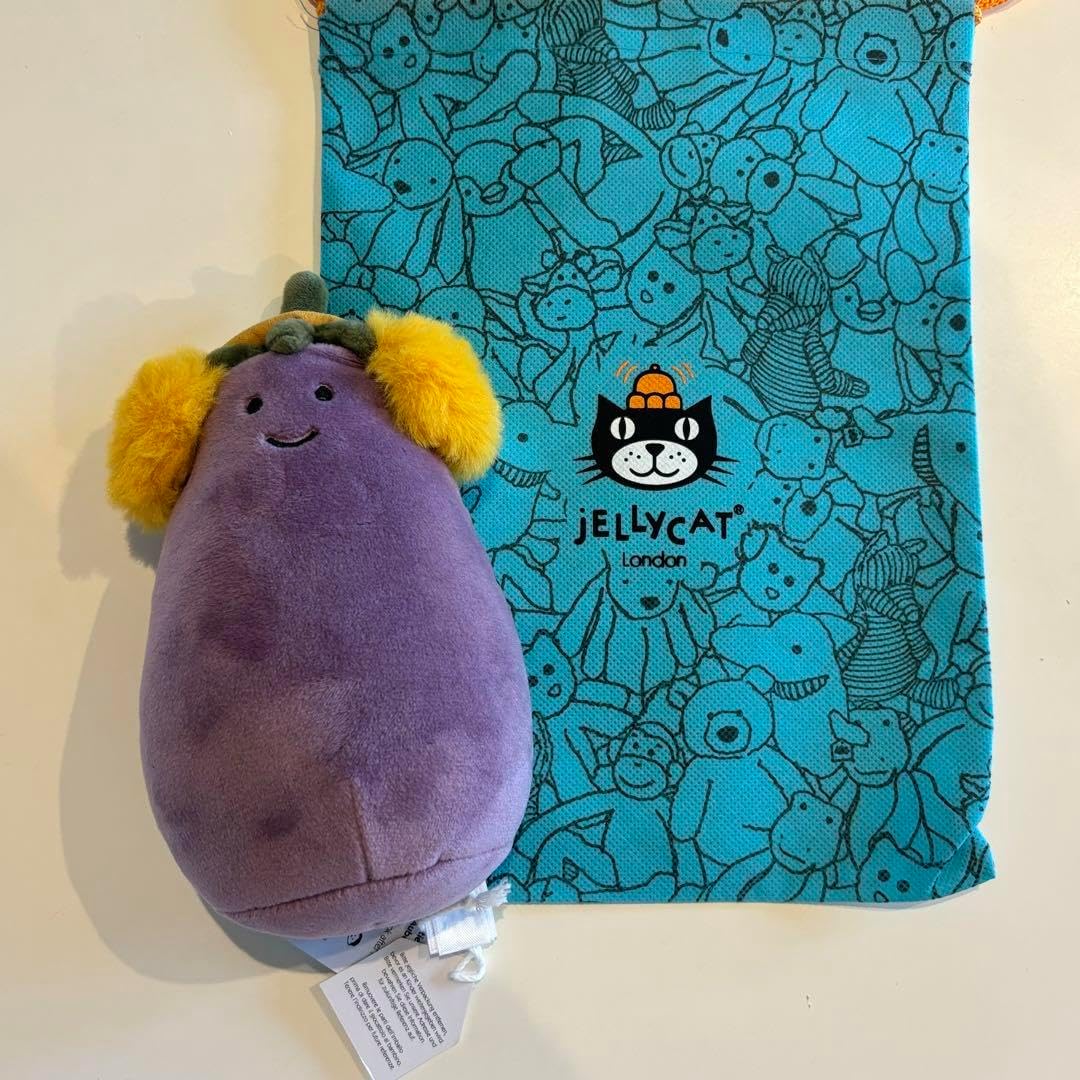 2011年 ネコ耳 モンチ ッチ パープル monchhichi 1096 UN モンチッチ