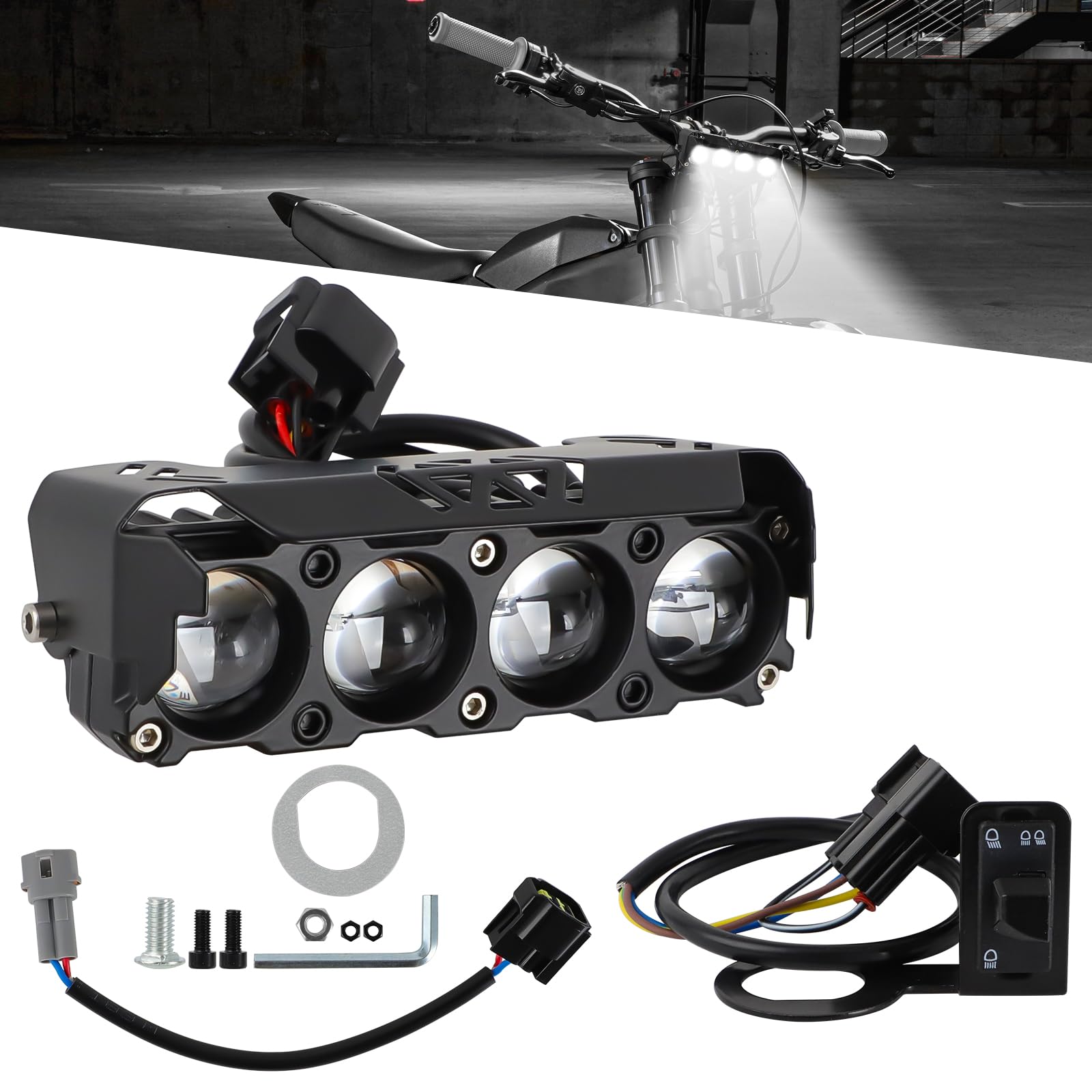 Talaria Sting Headlight Upgrade Kit Talaria Sting R MX4 LED