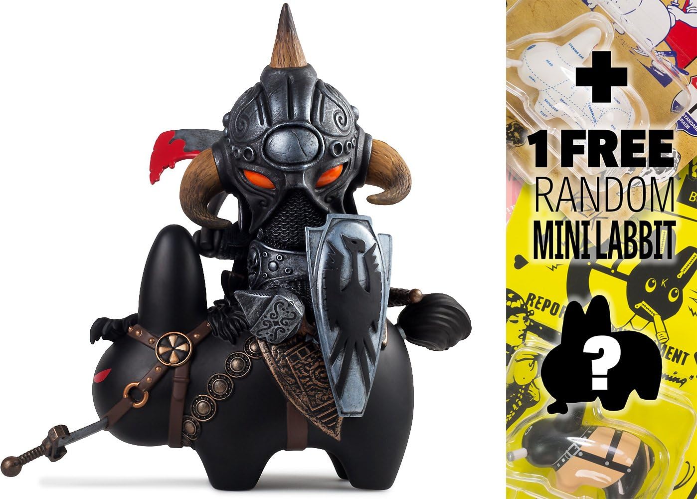 Frazetta Death Dealer: ~10" Kidrobot Frank Kozik x Frank Frazetta Vinyl Figure (Only 300 PCS Made Worldwide) + 1 Free Official Mini-Figure Bundle