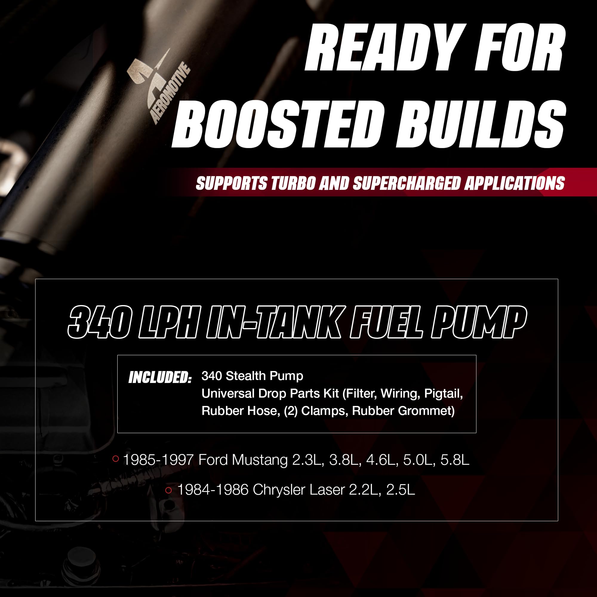 340 Stealth Fuel Pump - Center Inlet