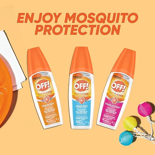 Miniatura 10 de OFF FamilyCare - Spritz repelente de insectos y mosquitos espray de insectos sin perfume con Aloe-Vera 7 de desodoro 6 onzas