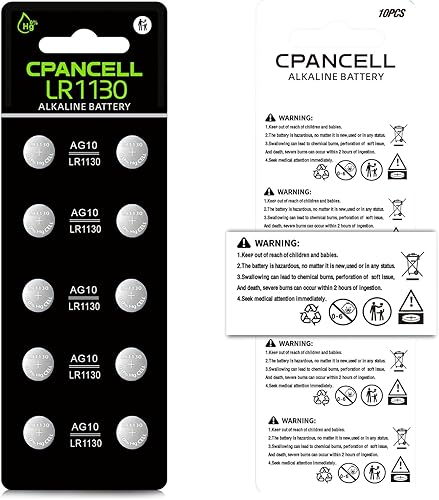 Miniatura 4 de LR1130 AG10 Baterías, alta capacidad SG10 389 189 Batería alcalina premium 1.5V botón pilas de monedas (40 unidades)