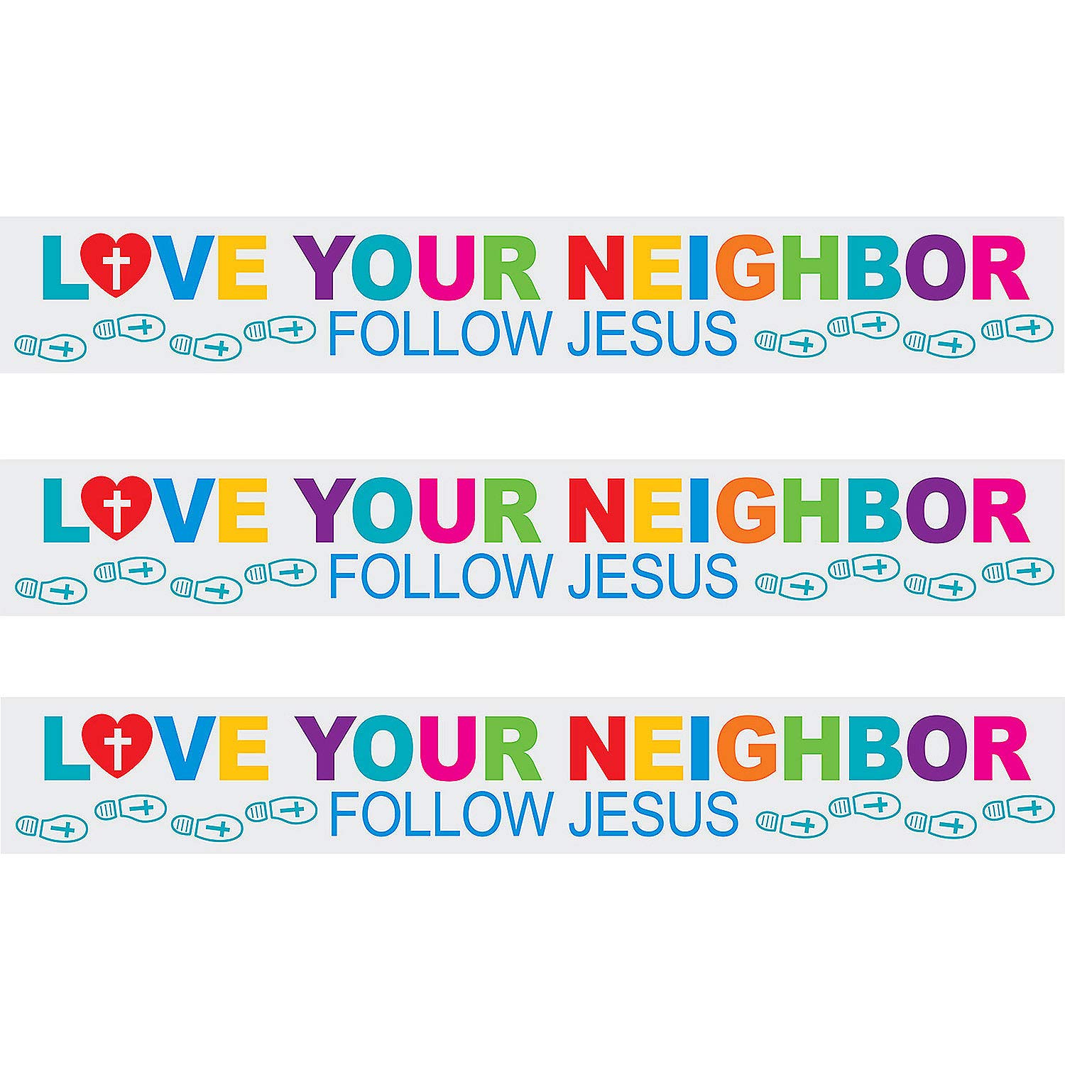 Fun Express Religious Caution Tape - Unique Party Decor for Faith-Based Events & Celebrations - Eye-Catching Yellow & Black Design for Fun Atmosphere - Perfect for Church Gatherings - 1 Piece