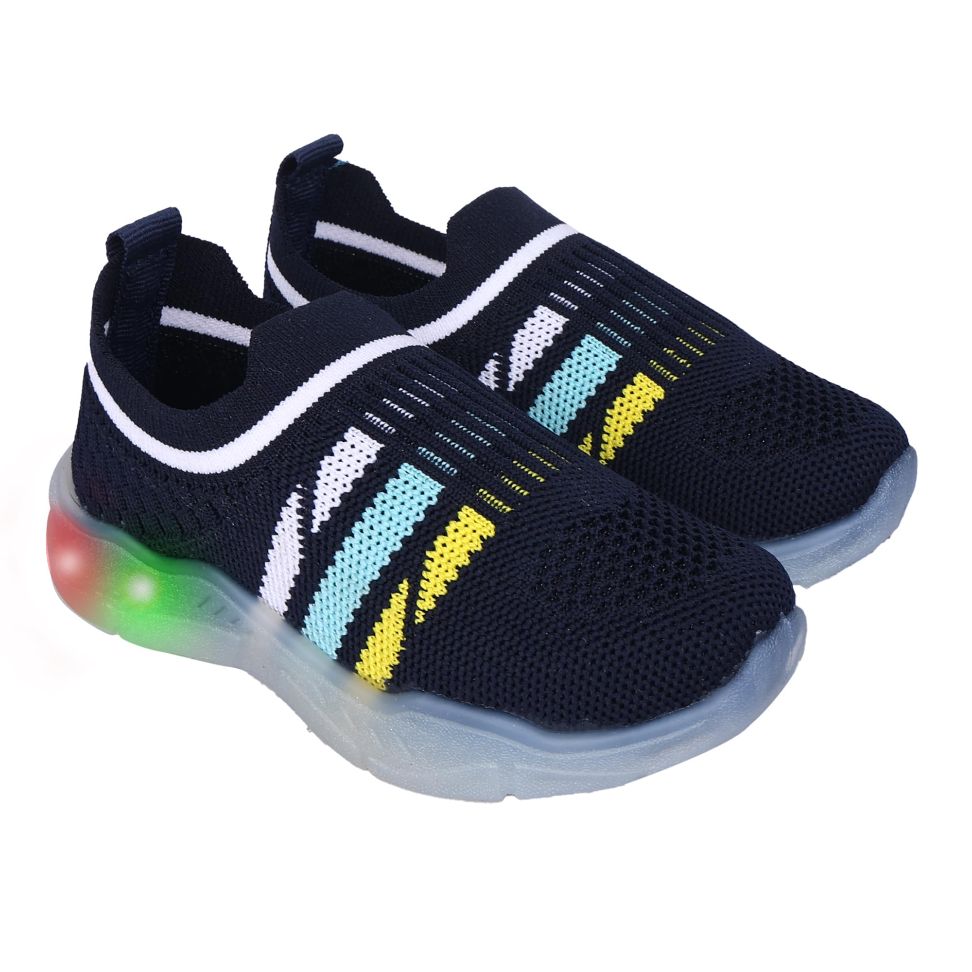 Ariedo LED Light Shoes for Kids, Unisex Fashionable LED Sneakers, Casual Shoes for Boys Girls (NB-KLED-06 Navy) (B0D1FX9PRK) Amazon Price History, Amazon Price Tracker