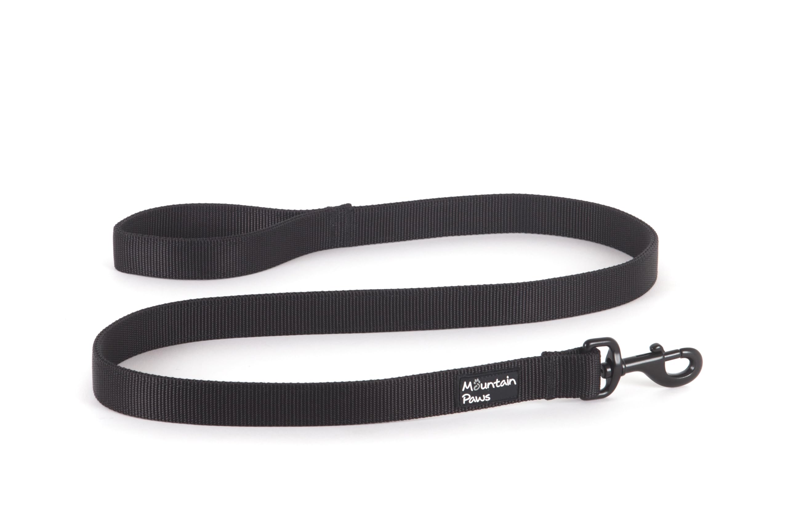 Mountain Paws Extra Tough Dog Lead | Double Layer Fabric With Soft Grip Handle, 1.15 Metres